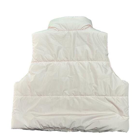 NWT Gianni Bini GB Girls Sz Xl Light Pink Quilted Puffer Vest Sleeveless Jacket - Picture 2 of 9